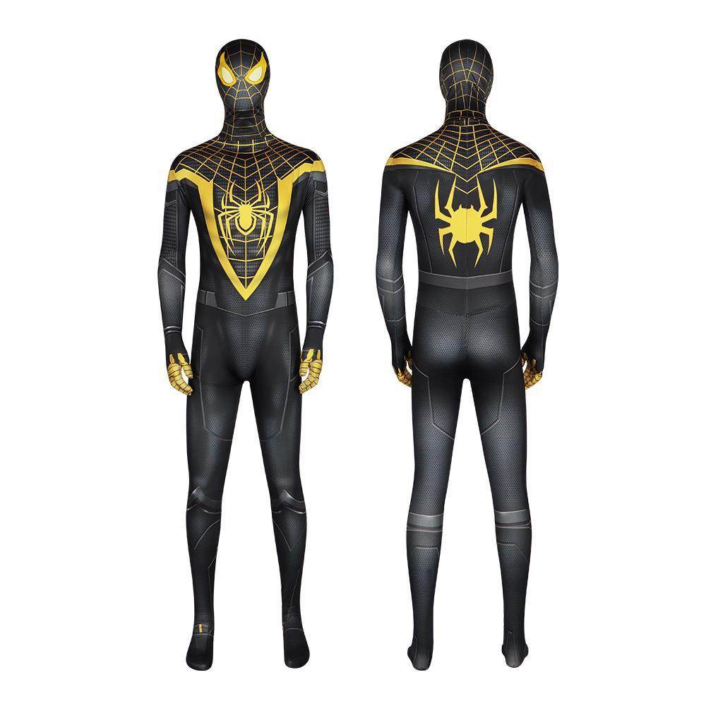 Spider-Man 2099 PS5 Comics Miles Morales Jumpsuit Halloween Cosplay Costume Bodysuit - Ecosfun