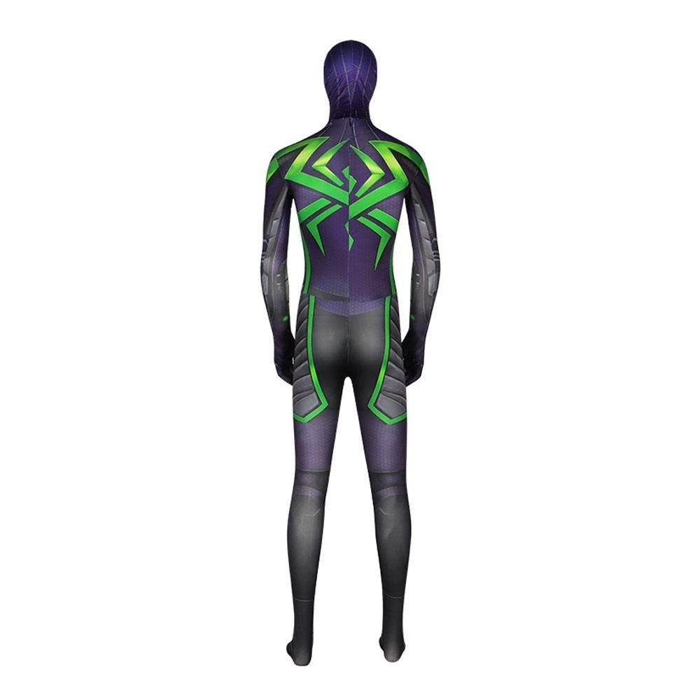 Spider-Man 2099 PS5 Comics Miles Morales Jumpsuit Halloween Cosplay Costume Bodysuit - Ecosfun