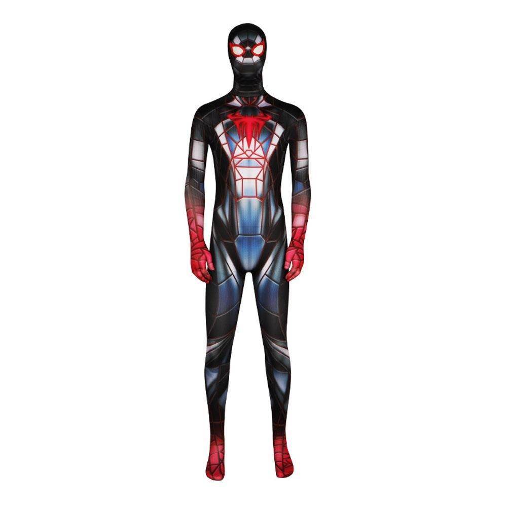 Spider-Man 2099 PS5 Comics Miles Morales Jumpsuit Halloween Cosplay Costume Bodysuit - Ecosfun