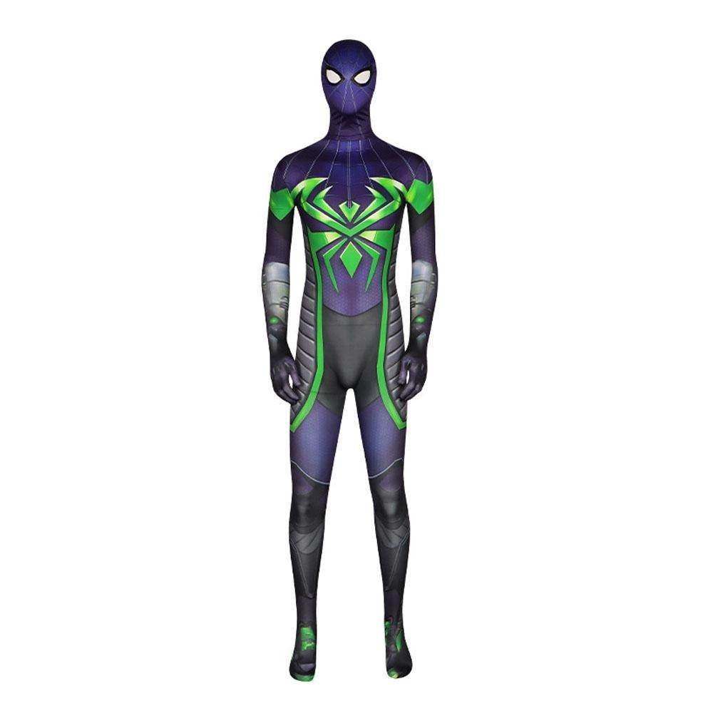 Spider-Man 2099 PS5 Comics Miles Morales Jumpsuit Halloween Cosplay Costume Bodysuit - Ecosfun