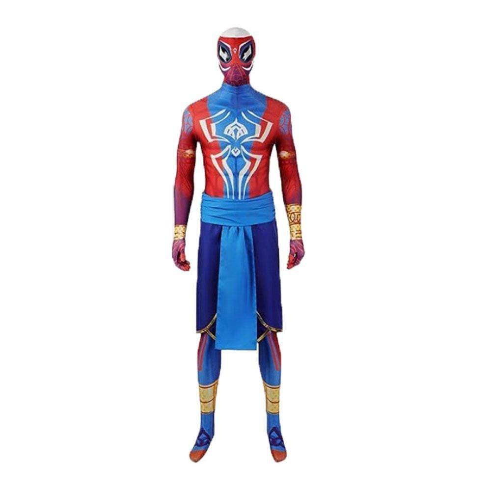 Spider-Man: Across The Spider-Verse India Pavitr Prabhakar Jumpsuit Cosplay Costume - Ecosfun