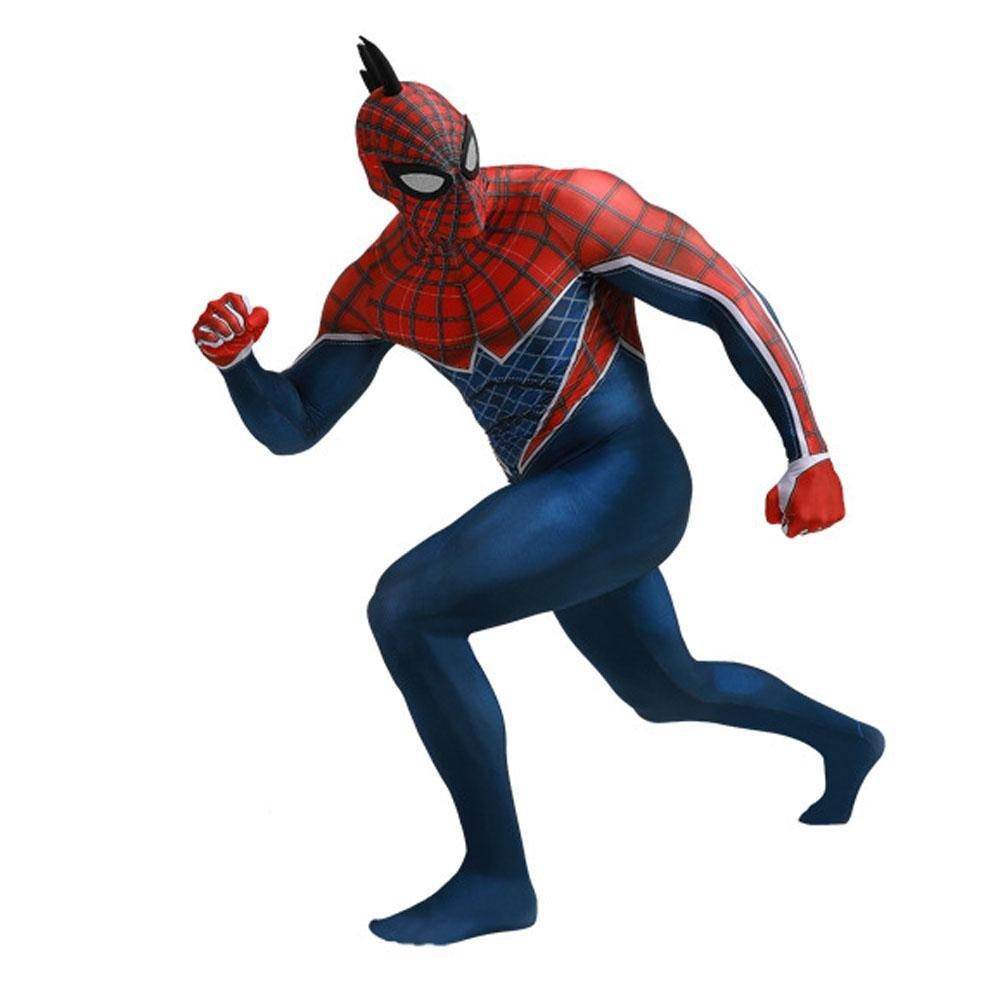 Spider-Man Punk Hobart Brown Cosplay Costume Jumpsuit Across the Spider-Verse Edition - Ecosfun