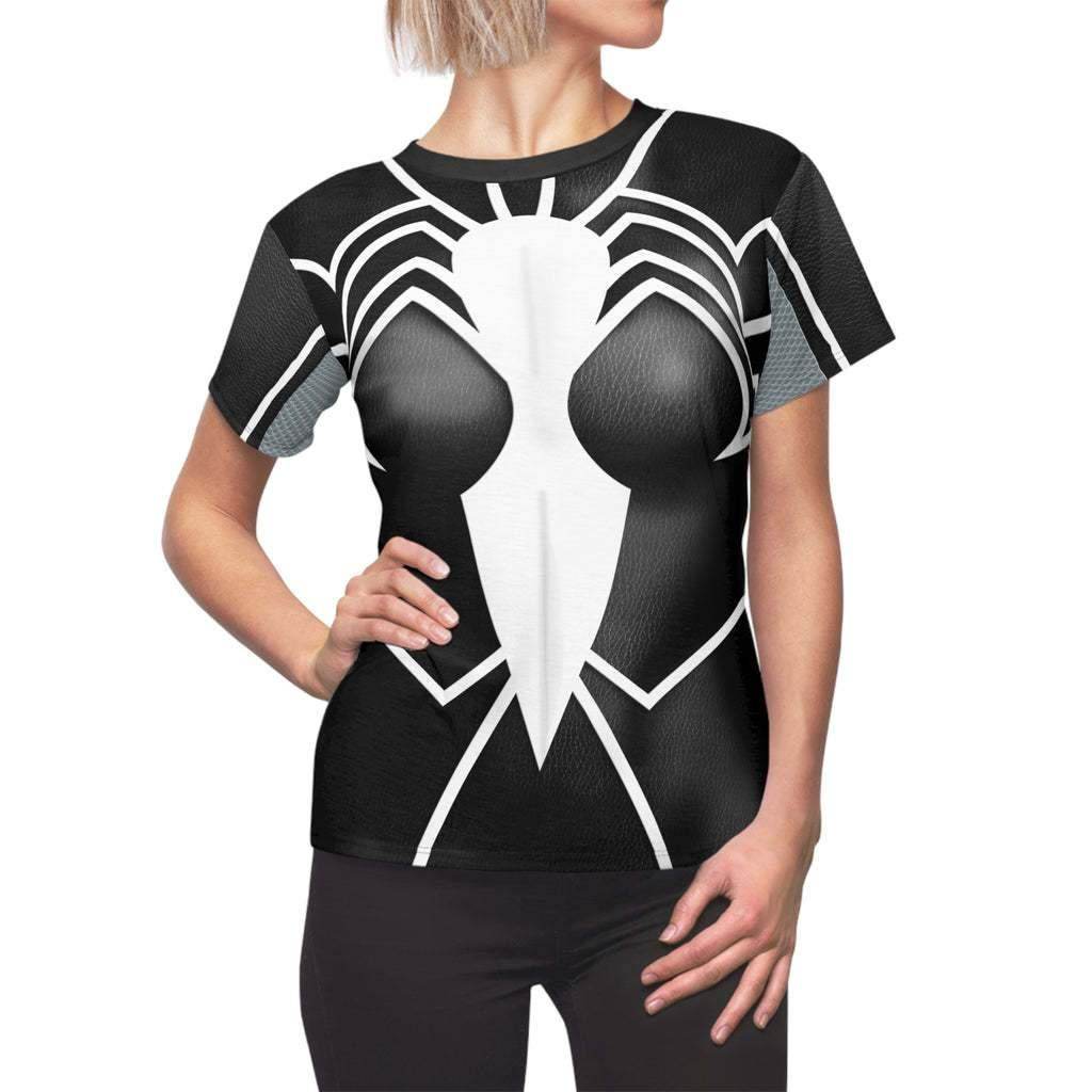 Spider-Woman Women's Short sleeve Shirt Madame Web Costume SuperHero Outfit - Ecosfun
