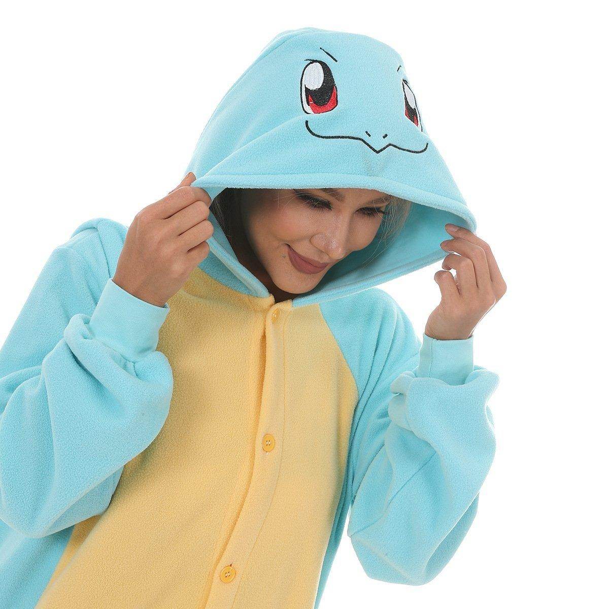 Squirtle kigurumi onesies Costume Adult women men Couples - Ecosfun