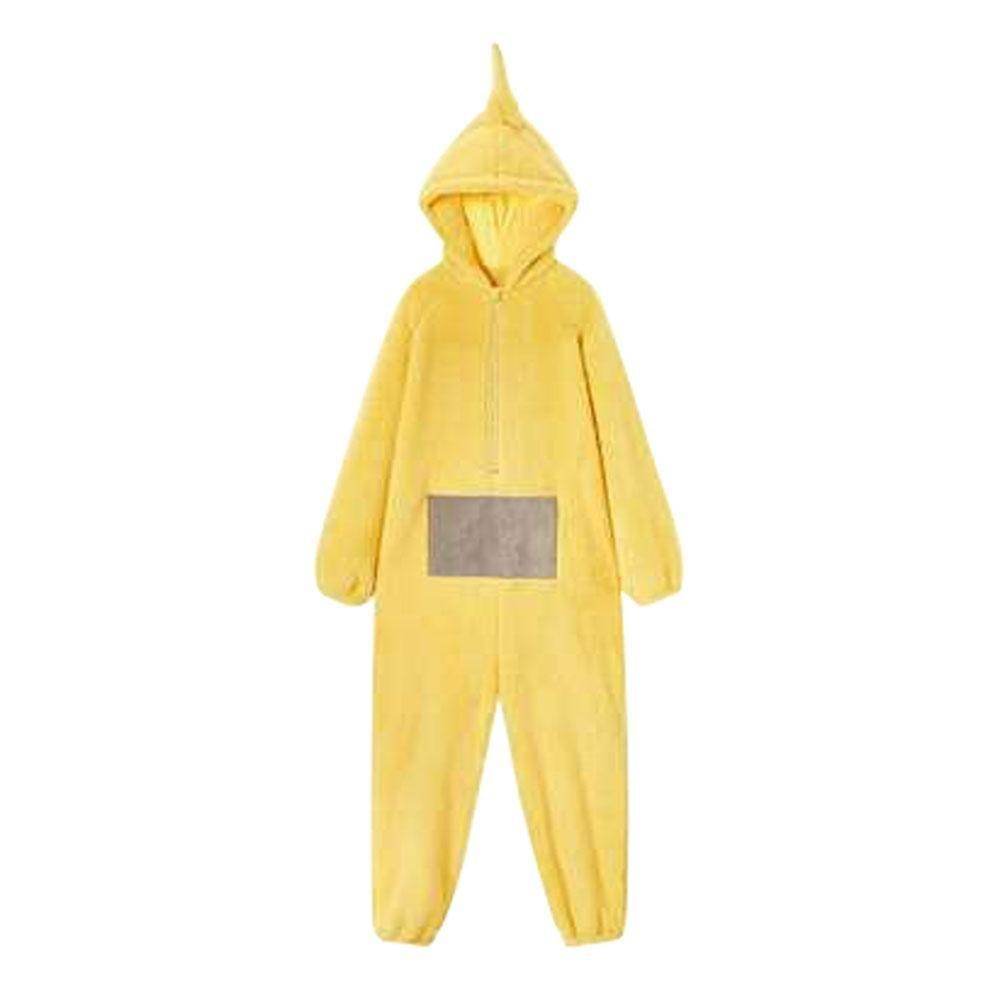 Teletubbies Tinky Winky Dipsy Po Laa-Laa Coral Fleece Onesies Pajamas for Adults Kids - Ecosfun