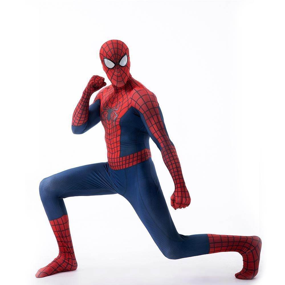 The Amazing Spider-Man Peter B Parker Costume Cosplay Jumpsuit Halloween Zentai For Adult Kids - Ecosfun