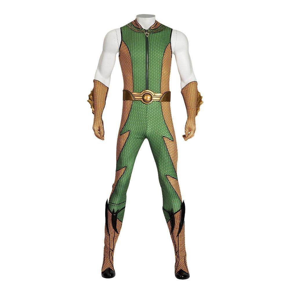 The Boys Season 4 Adult The Deep Costume Cosplay Zentai Jumpsuit Shoes Halloween Full Set - Ecosfun