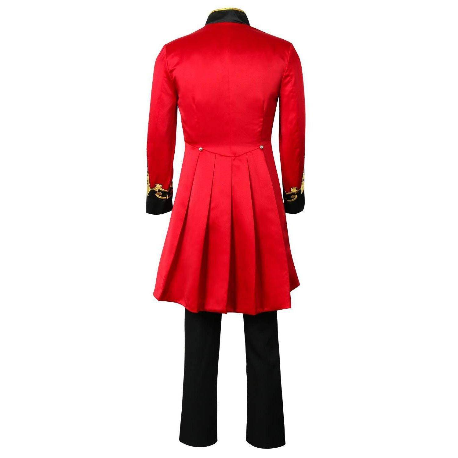 The Greatest Showman Cosplay Costume P.T. Barnum Red Suit - Ecosfun