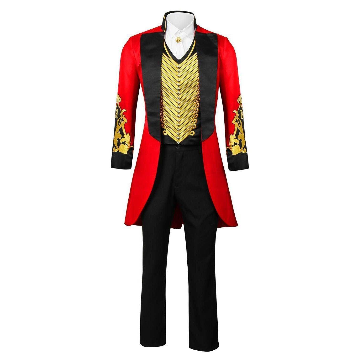 The Greatest Showman Cosplay Costume P.T. Barnum Red Suit - Ecosfun