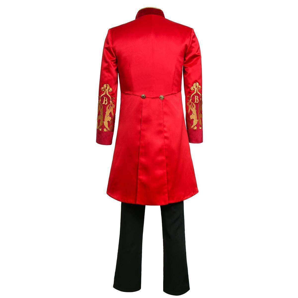 The Greatest Showman Cosplay Costume P.T. Barnum Red Suit - Ecosfun