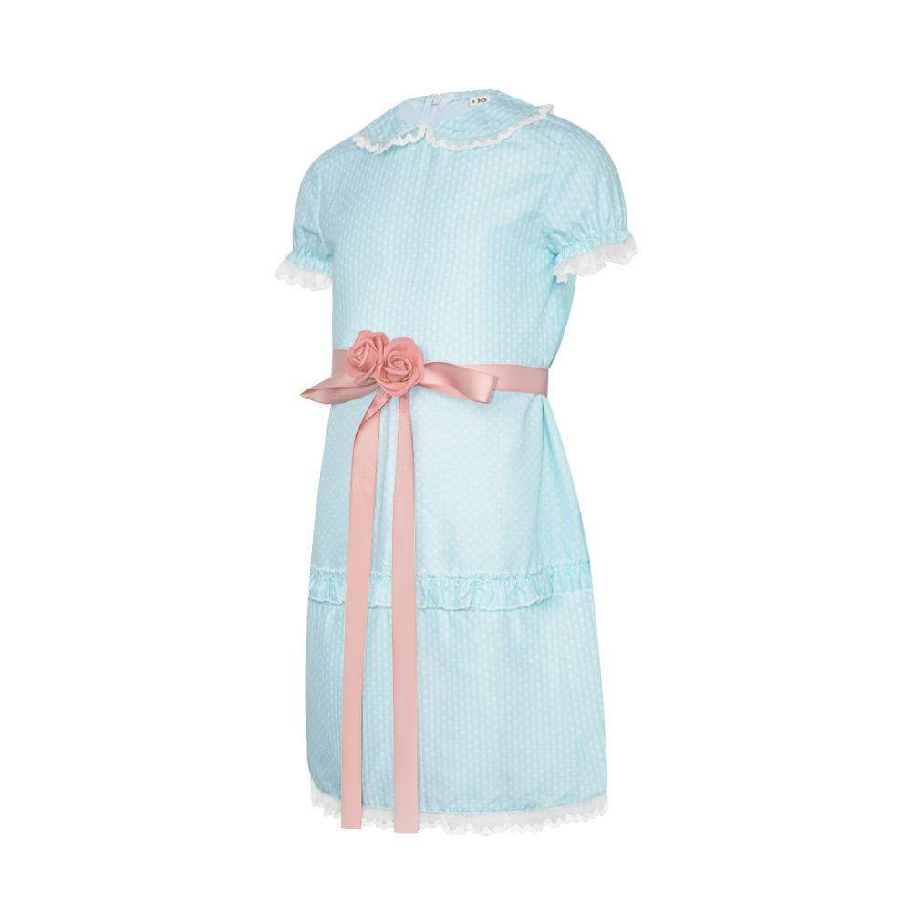 The Shining Twin Girls Cosplay Costume Halloween Dress for Kids - Ecosfun