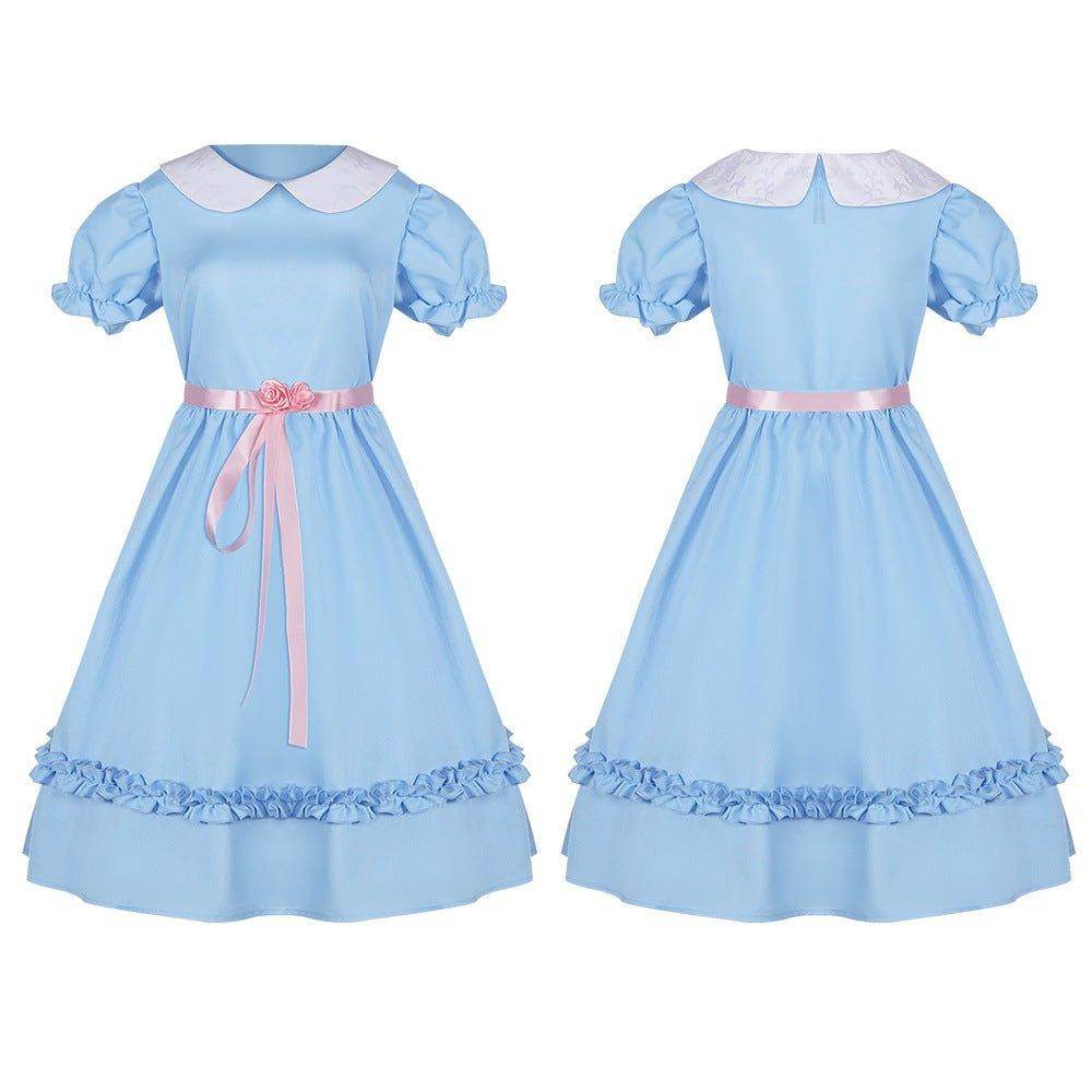 The Shining Twins Prom Dress Costume Cosplay Outfits Halloween Carnival Suit - Ecosfun