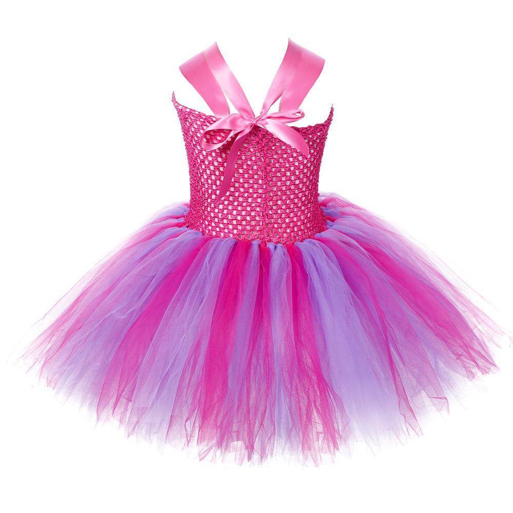 Trolls Girls gown Princess Poppy dress Birthday party ball - Ecosfun