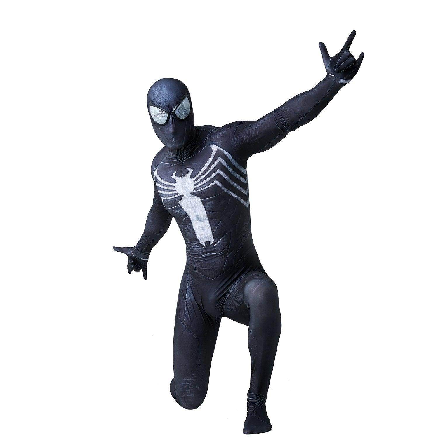 Venom Spider-Man 2 Peter Parker Jumpsuit Costume for Adults Kids - Ecosfun