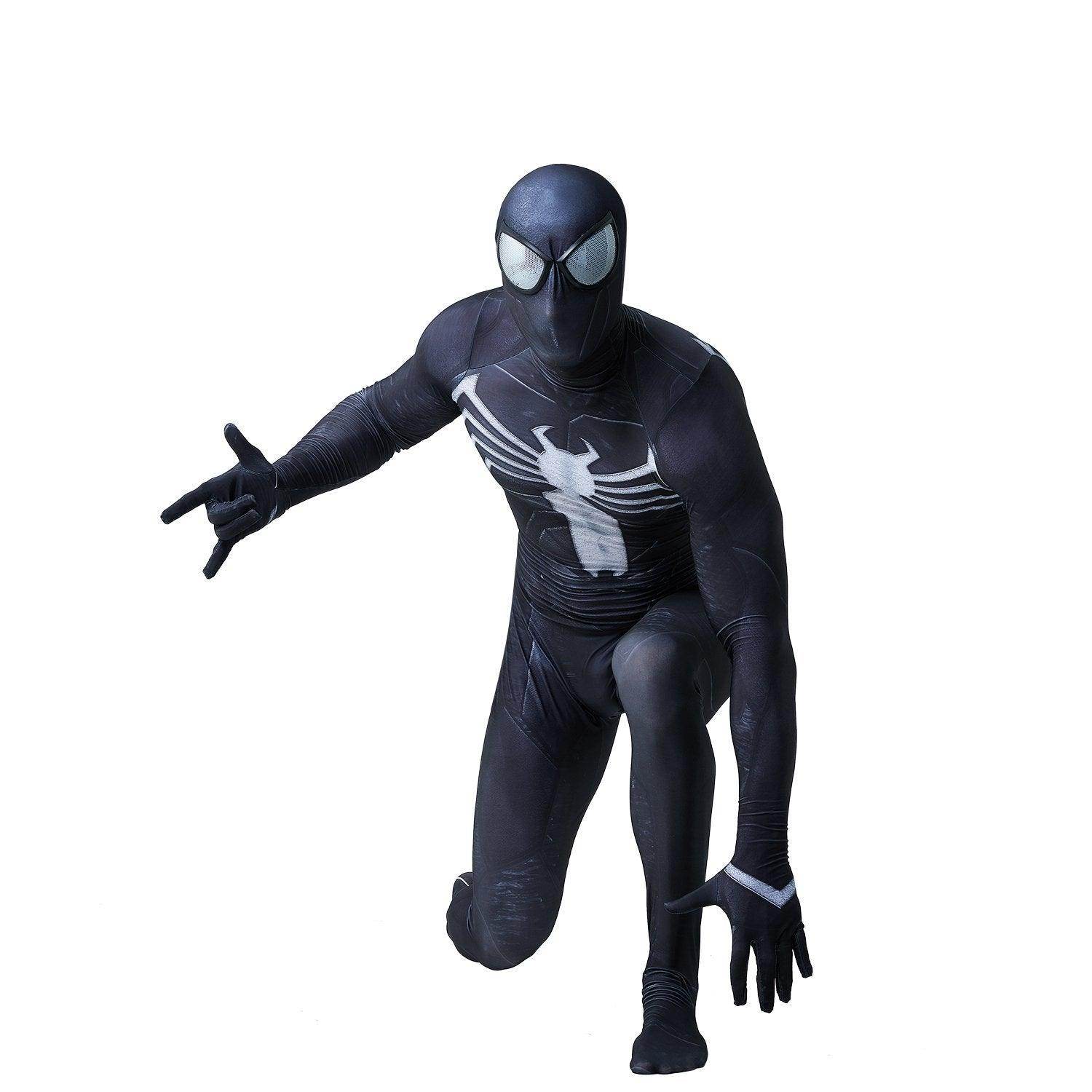 Venom Spider-Man 2 Peter Parker Jumpsuit Costume for Adults Kids - Ecosfun