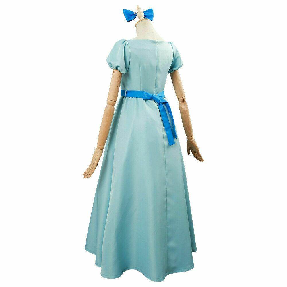 Wendy Darling Peter Pan Cosplay Costume Princess Dress for Women - Ecosfun