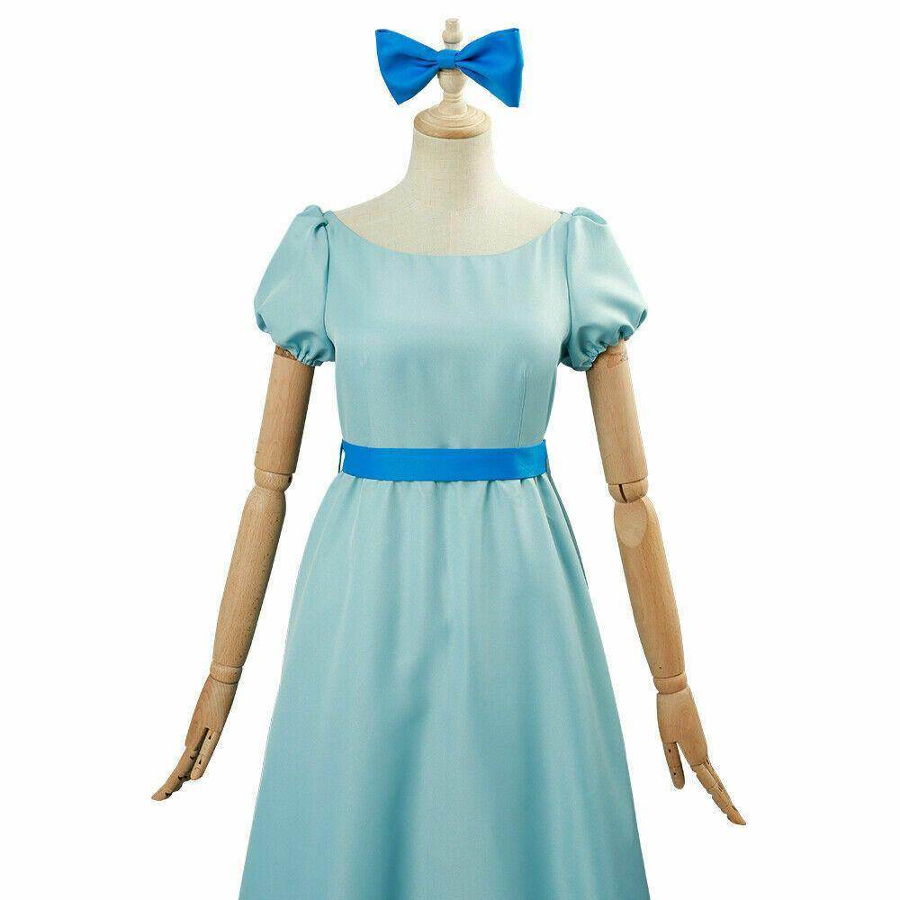 Wendy Darling Peter Pan Cosplay Costume Princess Dress for Women - Ecosfun