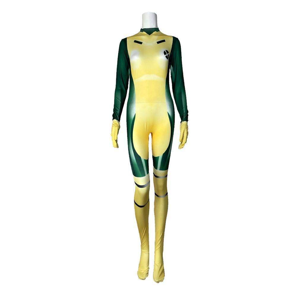 X Men Rogue Party Cosplay Costume Outfits Halloween Jumpsuit - Ecosfun