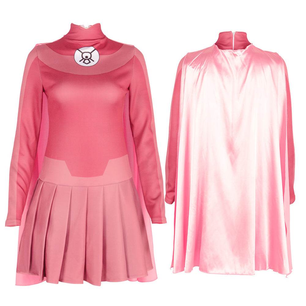 Atom Eve Invincible Costume Women Pink Party Carnival Cosplay Dress - Ecosfun