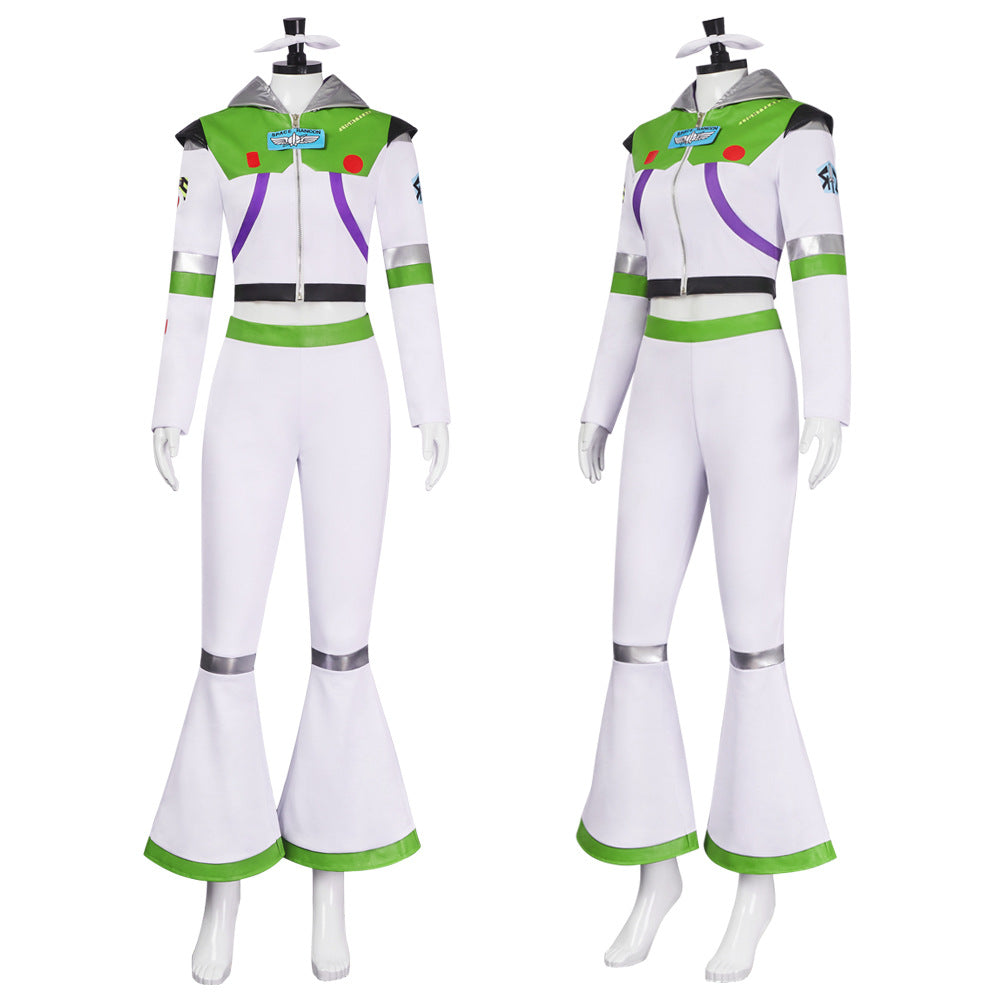 Toy Story Buzz Lightyear Women's Jumpsuit Cosplay Costume Halloween