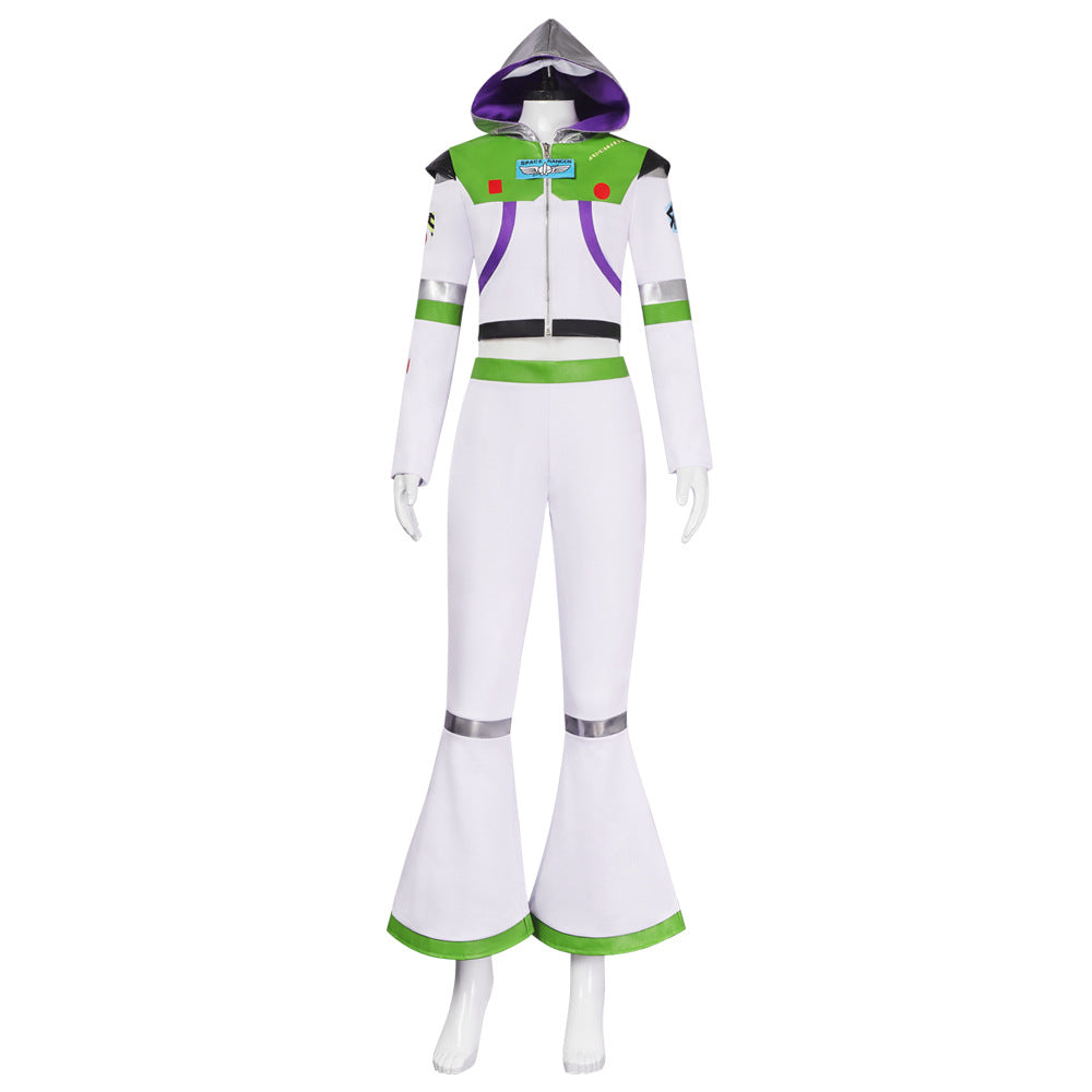 Toy Story Buzz Lightyear Women's Jumpsuit Cosplay Costume Halloween