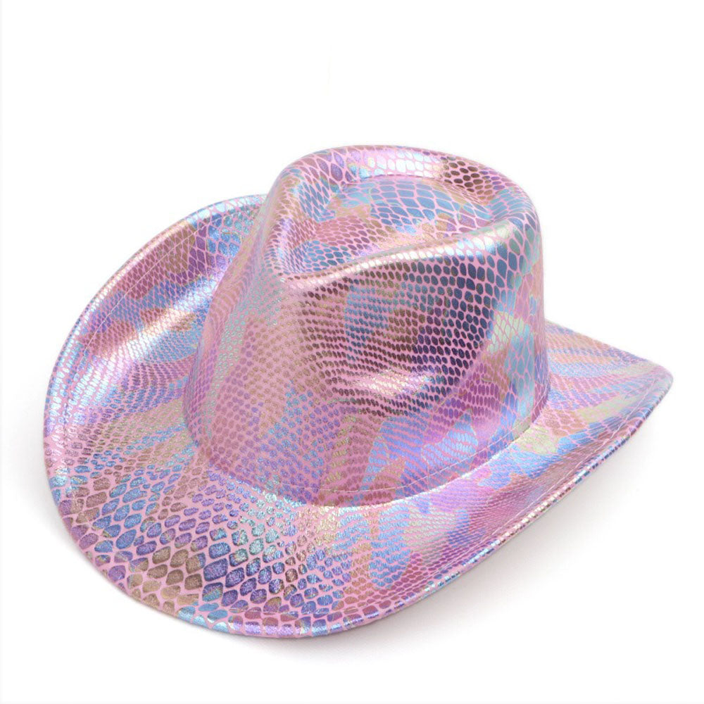 Western cowboy hat men's retro sequined Party dance