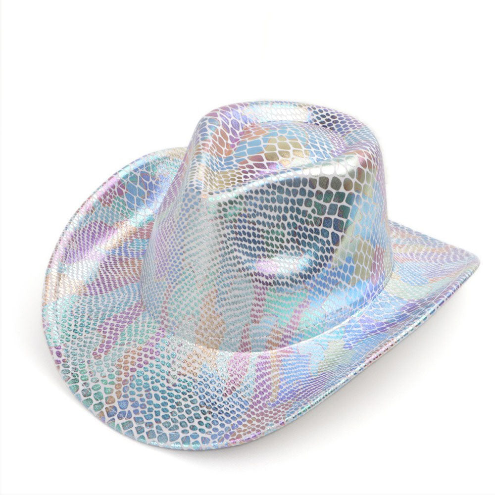 Western cowboy hat men's retro sequined Party dance