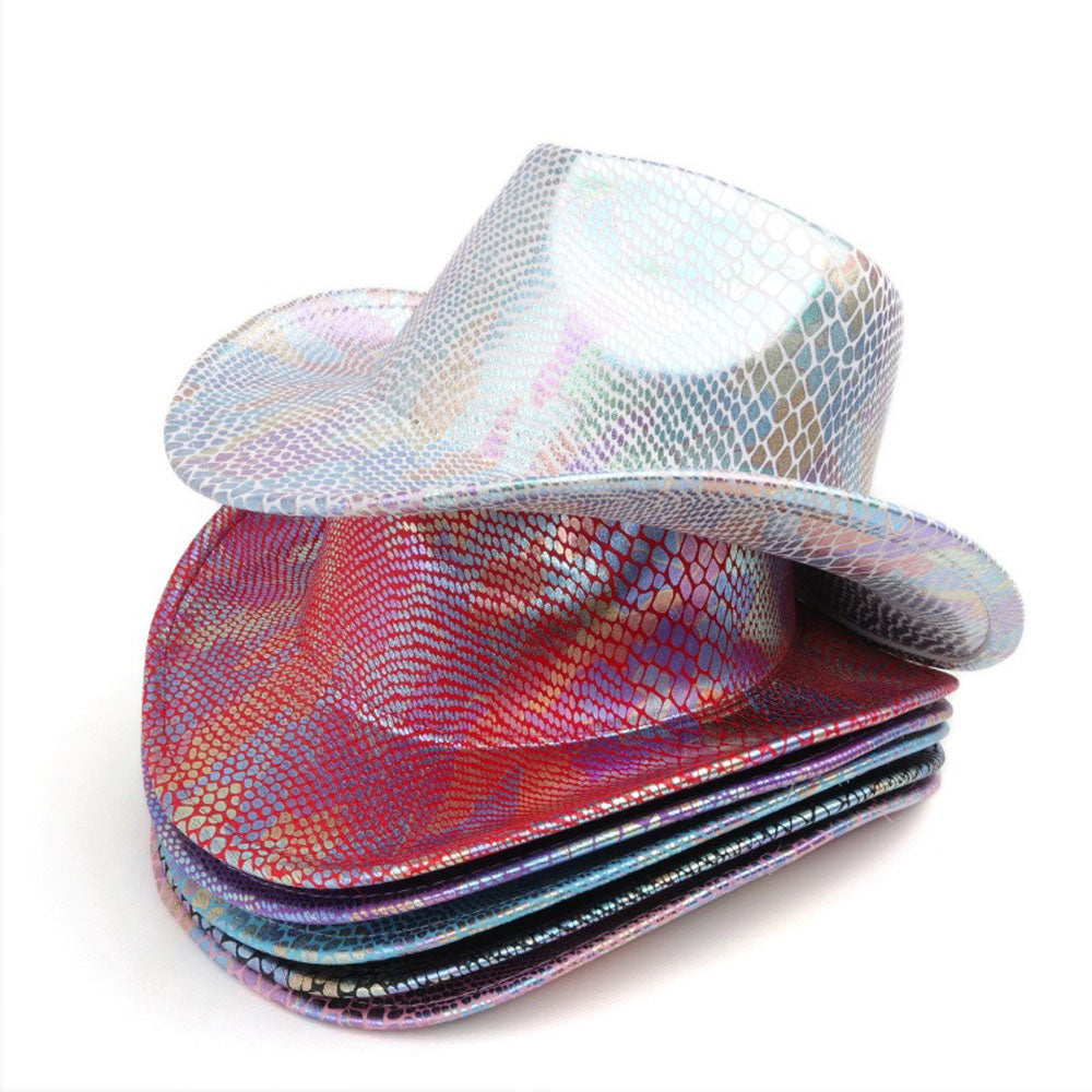 Western cowboy hat men's retro sequined Party dance