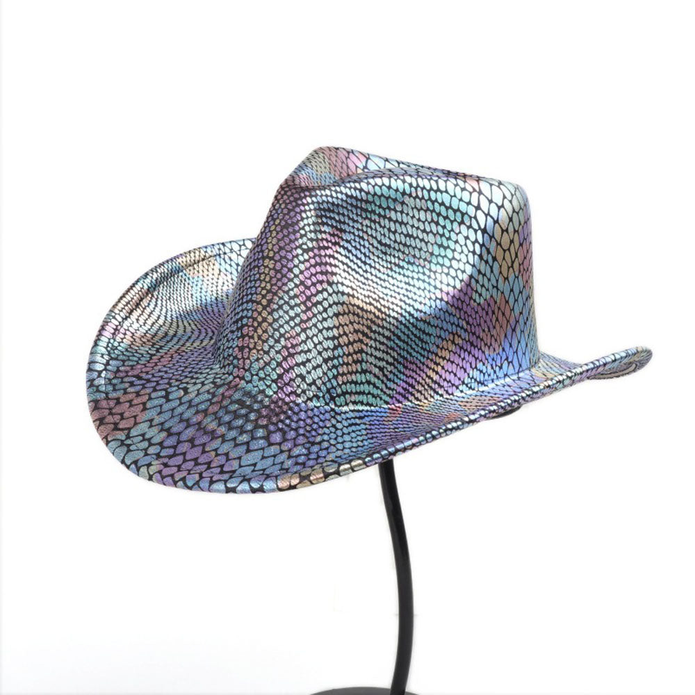 Western cowboy hat men's retro sequined Party dance