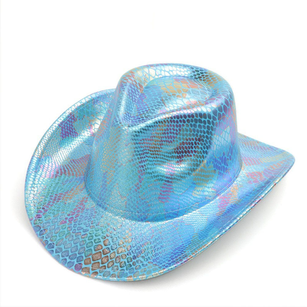Western cowboy hat men's retro sequined Party dance