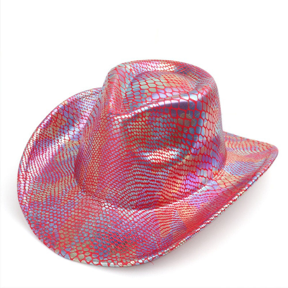 Western cowboy hat men's retro sequined Party dance