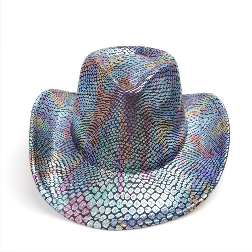 Western cowboy hat men's retro sequined Party dance