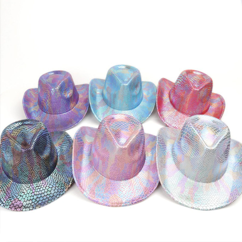 Western cowboy hat men's retro sequined Party dance