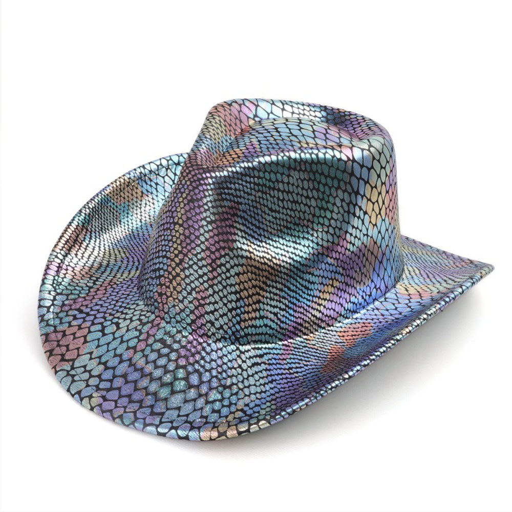 Western cowboy hat men's retro sequined Party dance