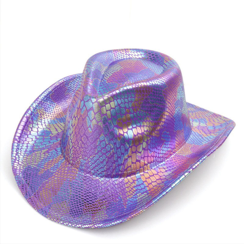 Western cowboy hat men's retro sequined Party dance