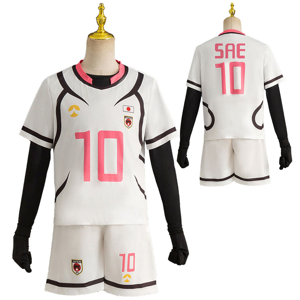 Blue Lock Sae Itoshi Cosplay Anime Costume Football Uniform Set