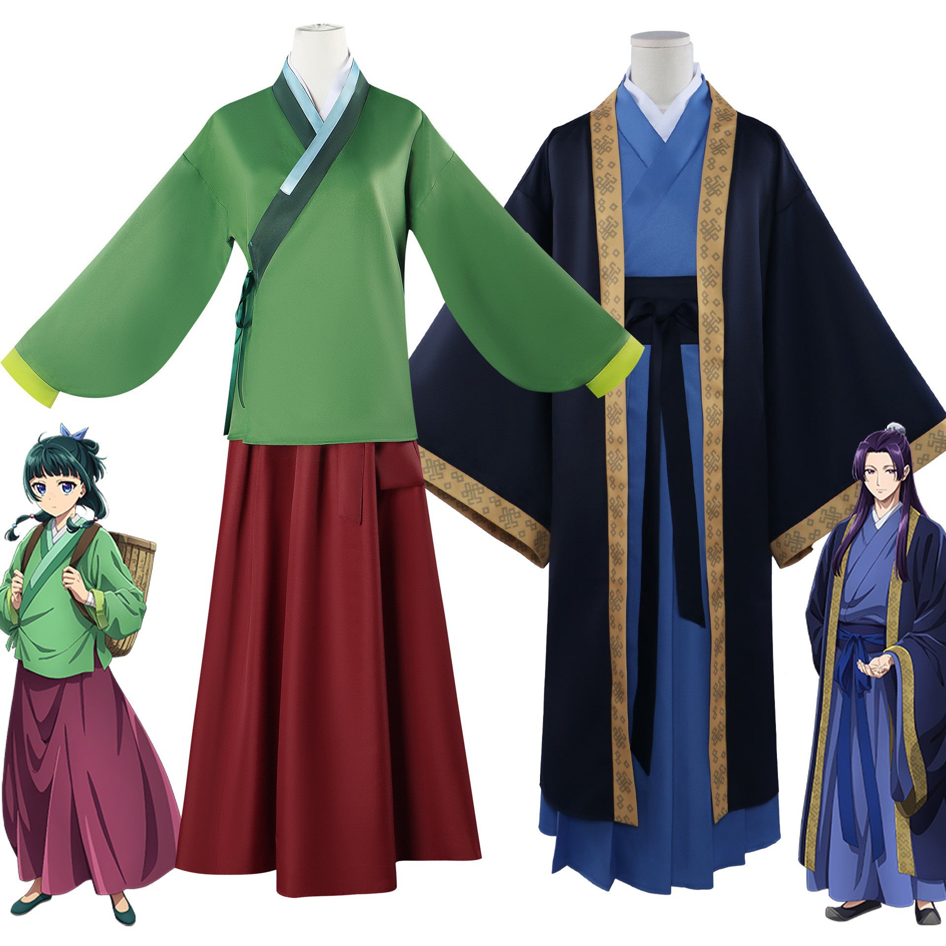 The Apothecary Diaries MaoMao Lihua Cosplay Costume Party Carnival