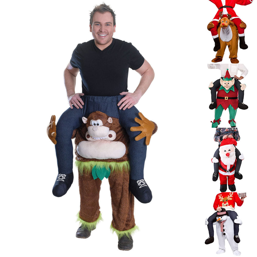 Snowman Elk  Elf Grass Skirt Orangutan Funny Puppet Costumes