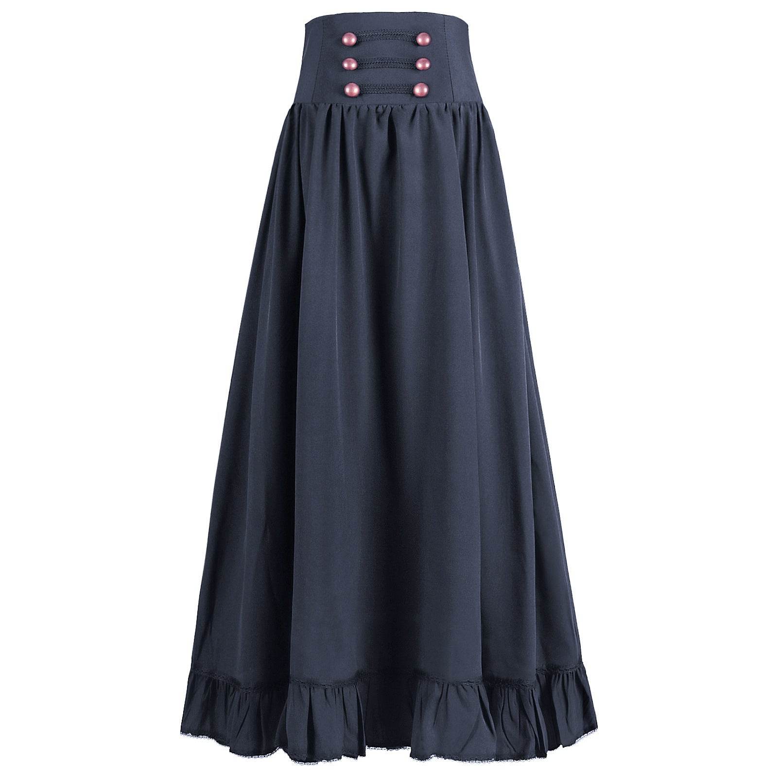 Medieval Women's Retro Style Waist Dance Skirt Dress