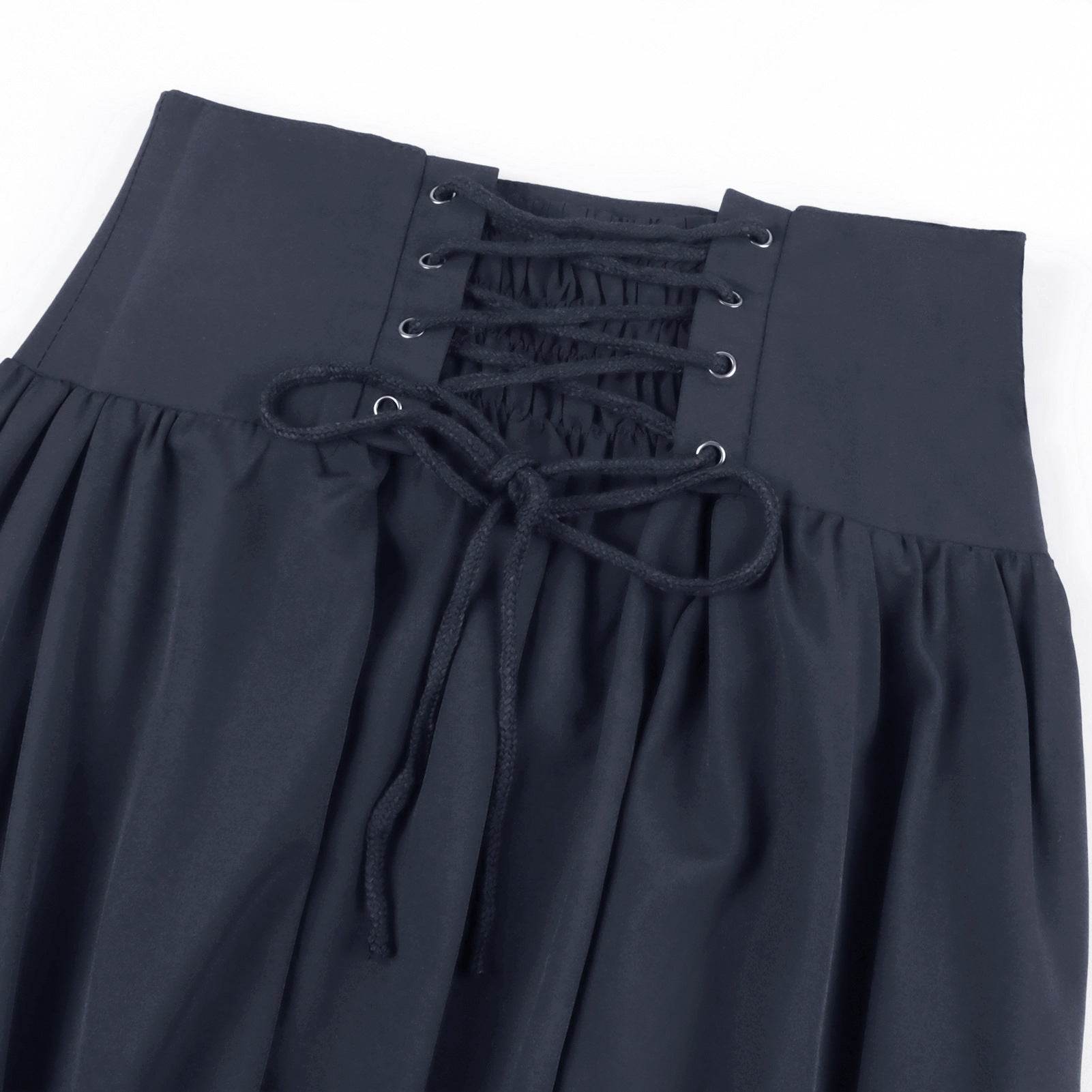 Medieval Women's Retro Style Waist Dance Skirt Dress