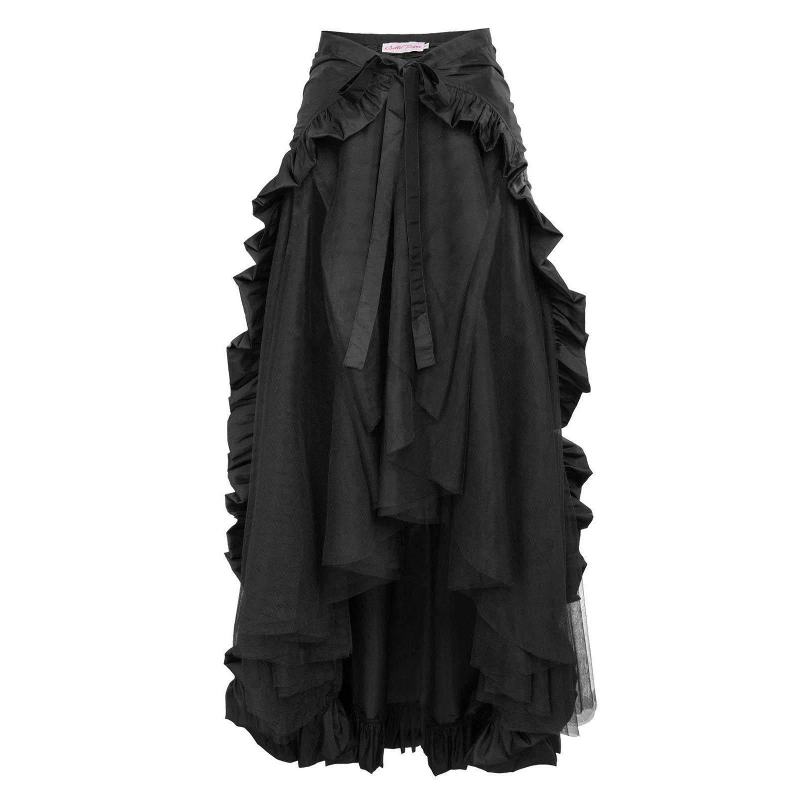 Medieval Women's Retro Style Pirate Waist Dance Skirt Dress - Ecosfun