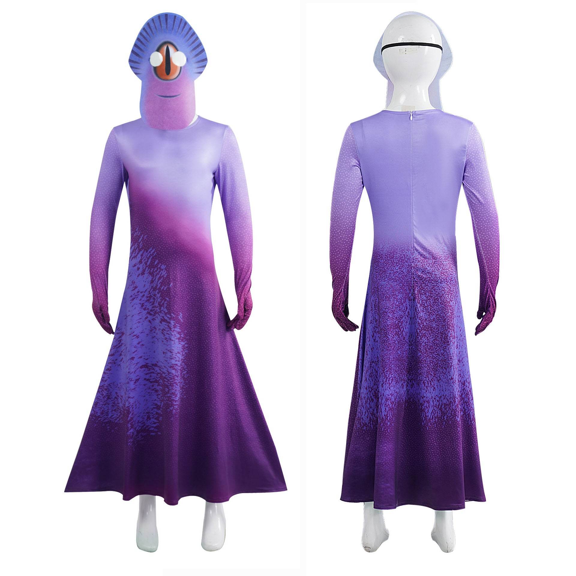 Alien blue fish tights bodysuit Alien earth commissioner Costume cosplay - Ecosfun