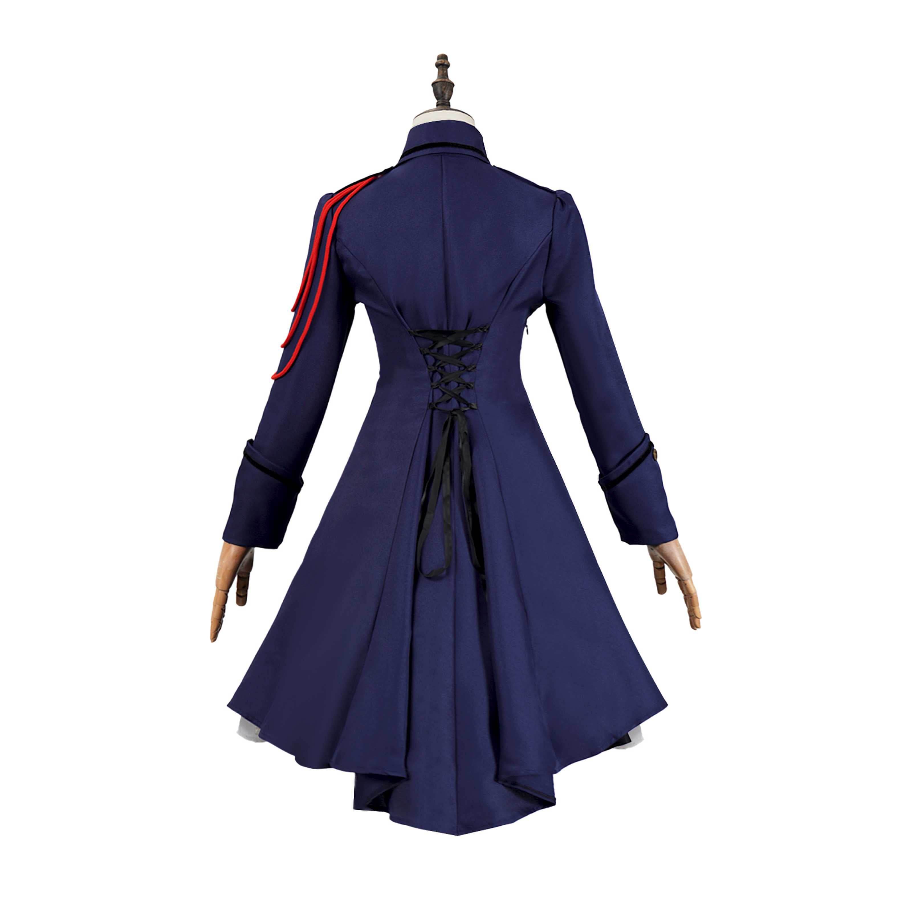 Medieval cos Renaissance gothic dress Retro bow ruffled punk cosplay skirt - Ecosfun