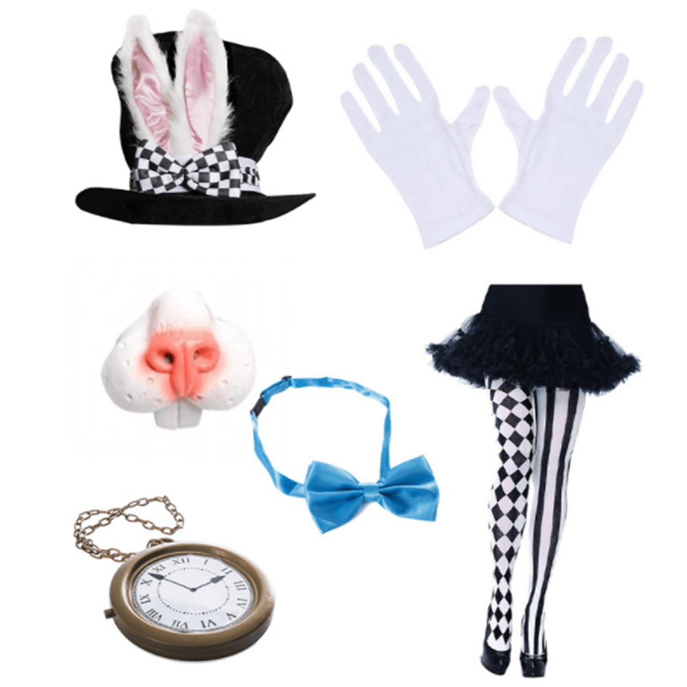 Easter hat props Easter costume plush bunny ears party dress up - Ecosfun