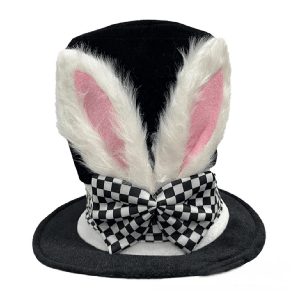 Easter hat props Easter costume plush bunny ears party dress up - Ecosfun