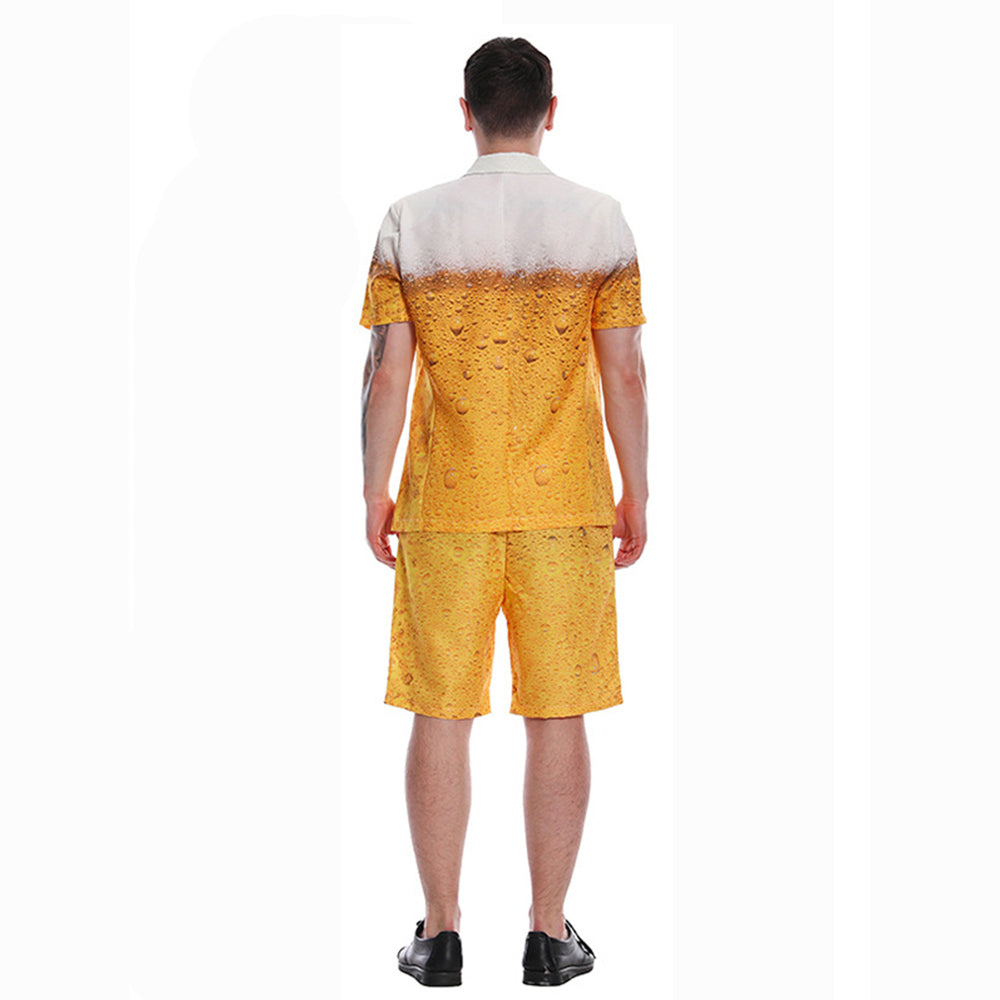 Beer Costume Funny Costume Oktoberfest Outfits Dress For Men Women Halloween Carnival