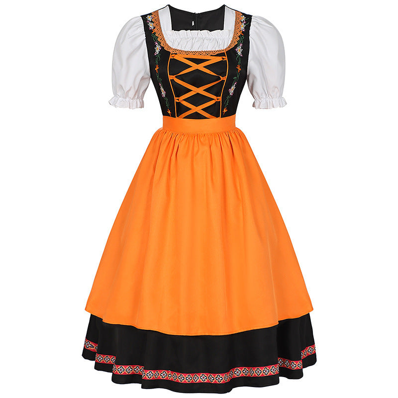 German Oktoberfest Bavarian Nation Costume Overalls Set Halloween Carnival Outfit