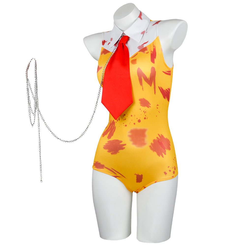 McDonald's Uncle Halloween Clown Costume Carnival Day Cosplay Jumpsuit Set Nightclub For Women Girl