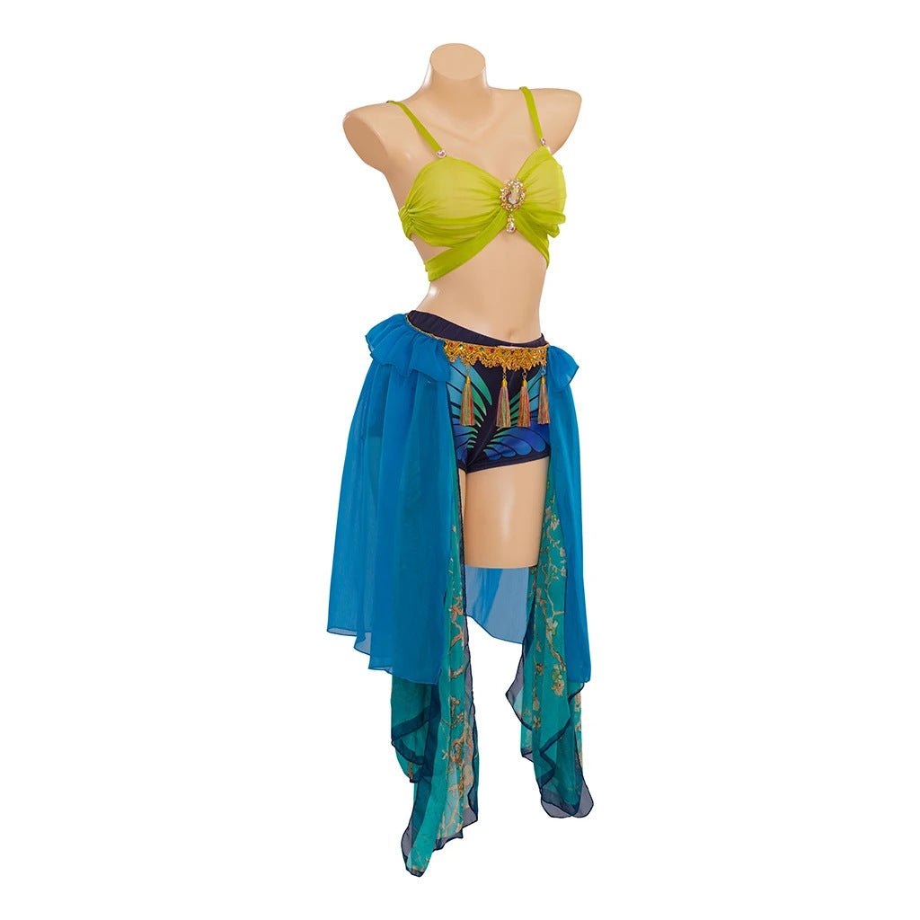 Dreamcosplay Britney Cosplay Spears Slave 4 U Costume Stage Halloween