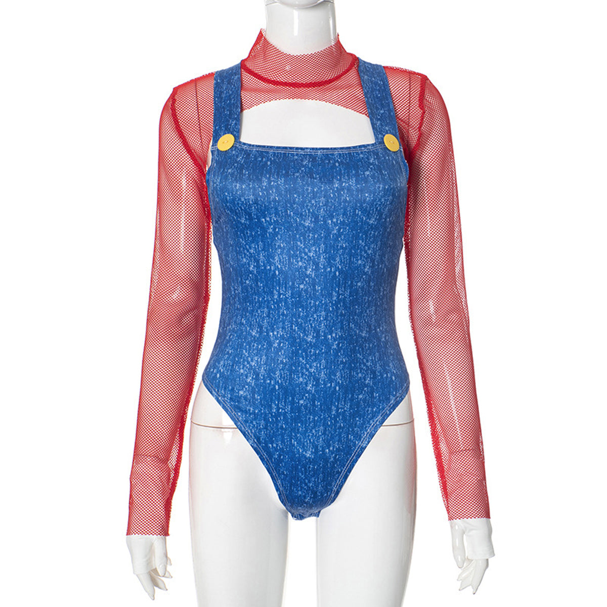 Mario Character Costumes Suit Nightclub For Women